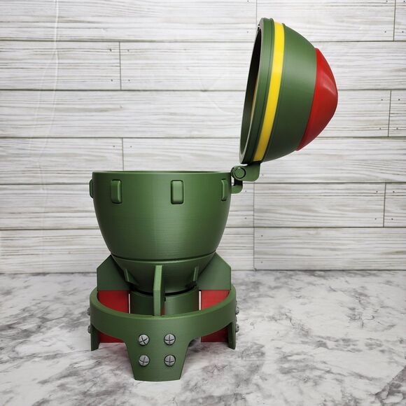 Fallout Mini Nuke Container 3D Printed Prop Container Planter Fat Man Ammo - Picture 3 of 9